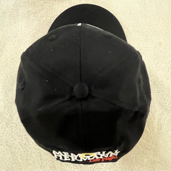 Port Authority's Memorial Hermann Life Flight Adjustable Black Ball Cap - Picture 9 of 15